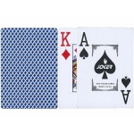 Karty BIRD 888 Poker Size Plastic niebieskie