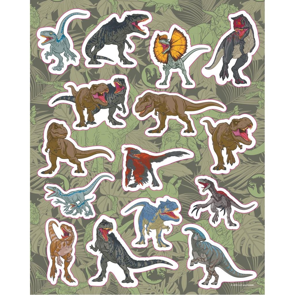 DIAKAKIS KOLOROWANKA Z NAKLEJKAMI PARK JURAJSKI