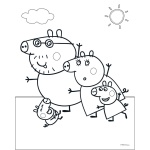 DIAKAKIS KOLOROWANKA Z NAKLEJKAMI PEPPA