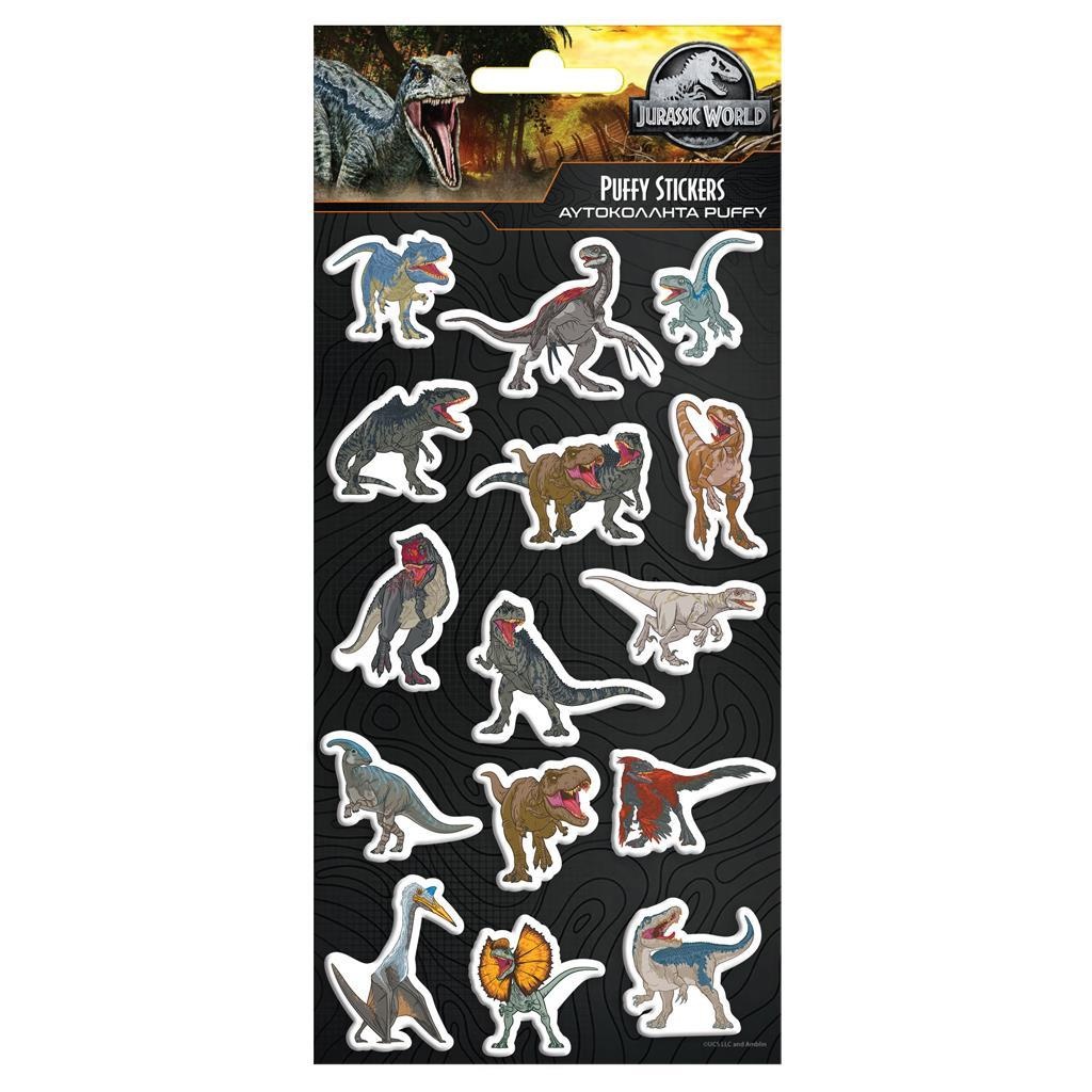 DIAKAKIS NAKLEJKI WYPUKŁE JURASSIC