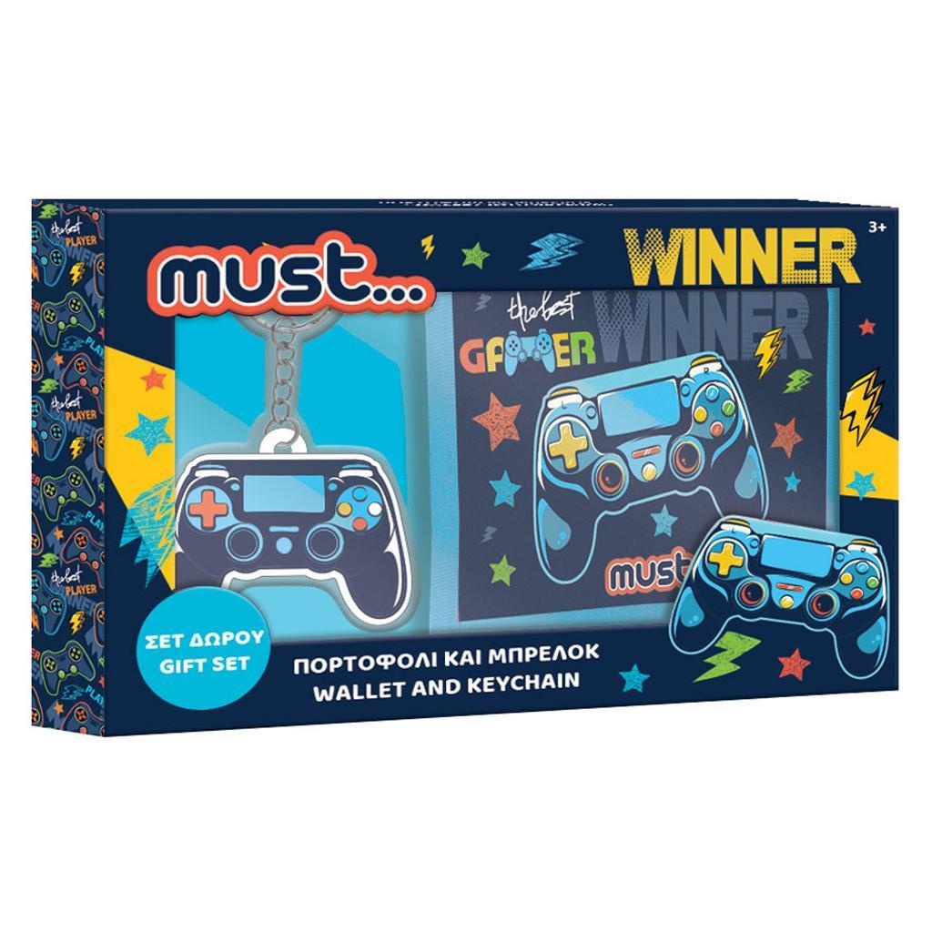 DIAKAKIS PORTFEL Z BRELOCZKIEM GAMER