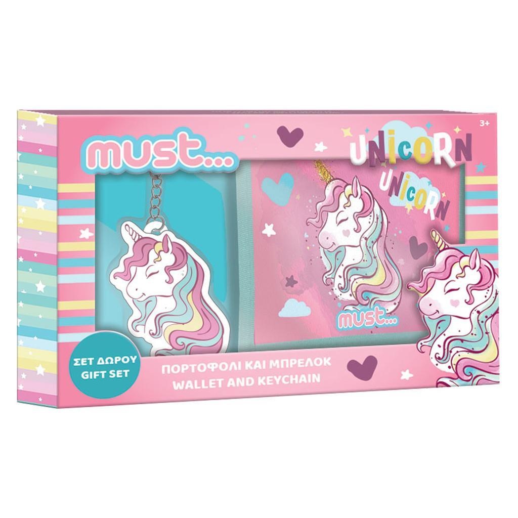 DIAKAKIS PORTFEL Z BRELOCZKIEM JEDNOROŻEC