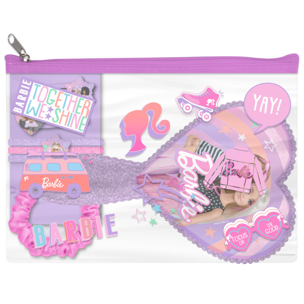 DIAKAKIS ZESTAW DO WŁOSÓW ZE SZCZOTKĄ BARBIE