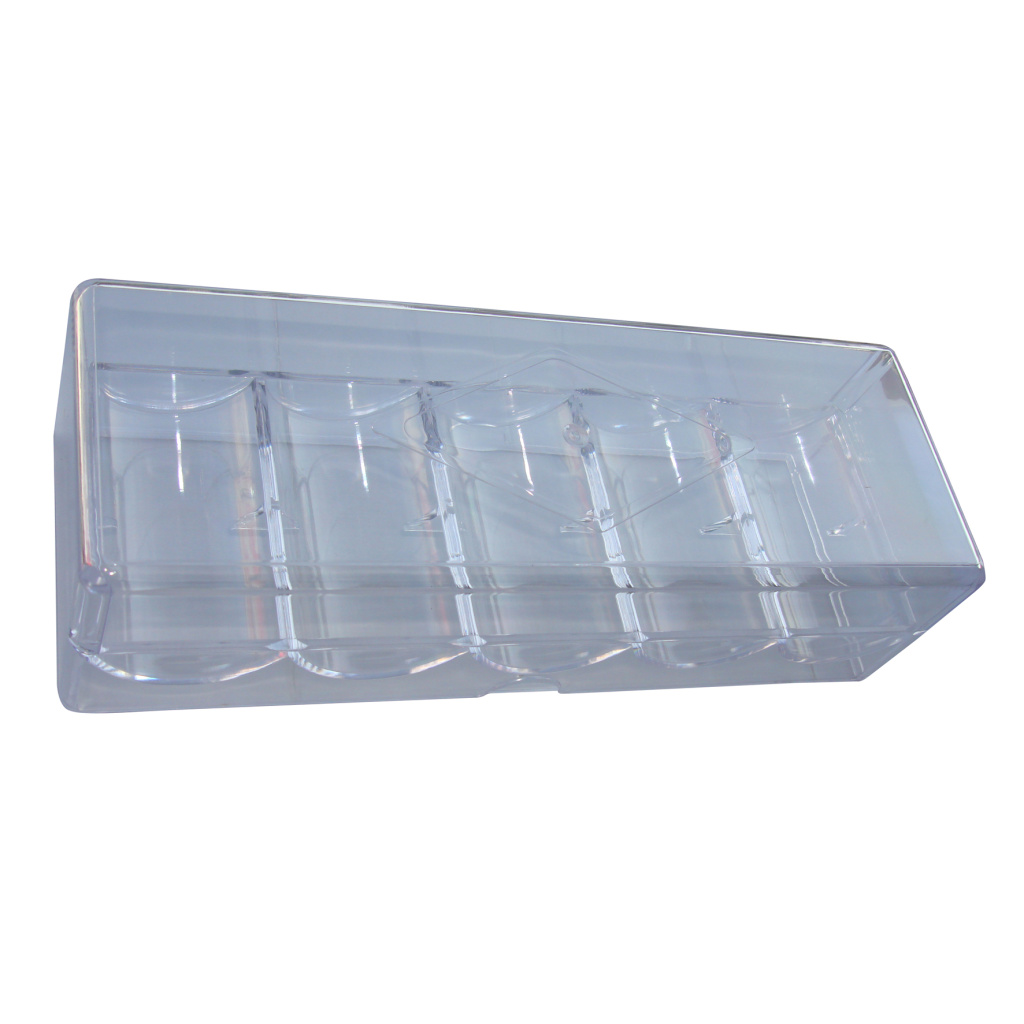 EVERGREEN POJEMNIK NA 100 ŻETONÓW Z POKRYWKĄ