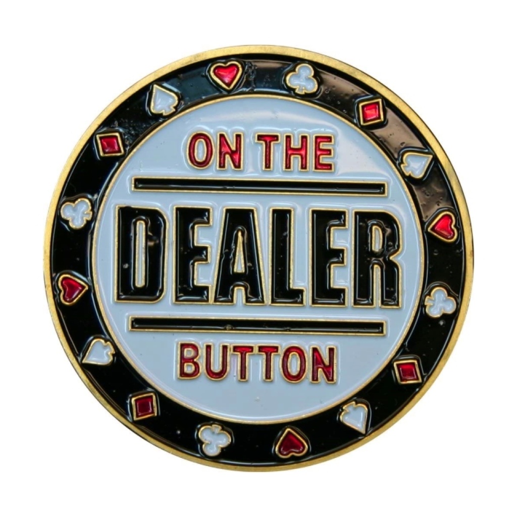 EVERGREEN ŻETON DEALER ON THE BUTTON