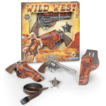 GONHER 158/0 ZESTAW KOWBOJSKI 2 REWOLWERY+ODZNAKA