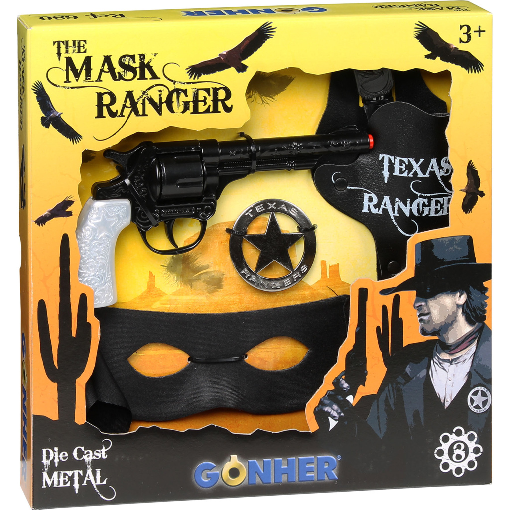 GONHER 680/6 ZESTAW KOWBOJSKI Z MASKĄ