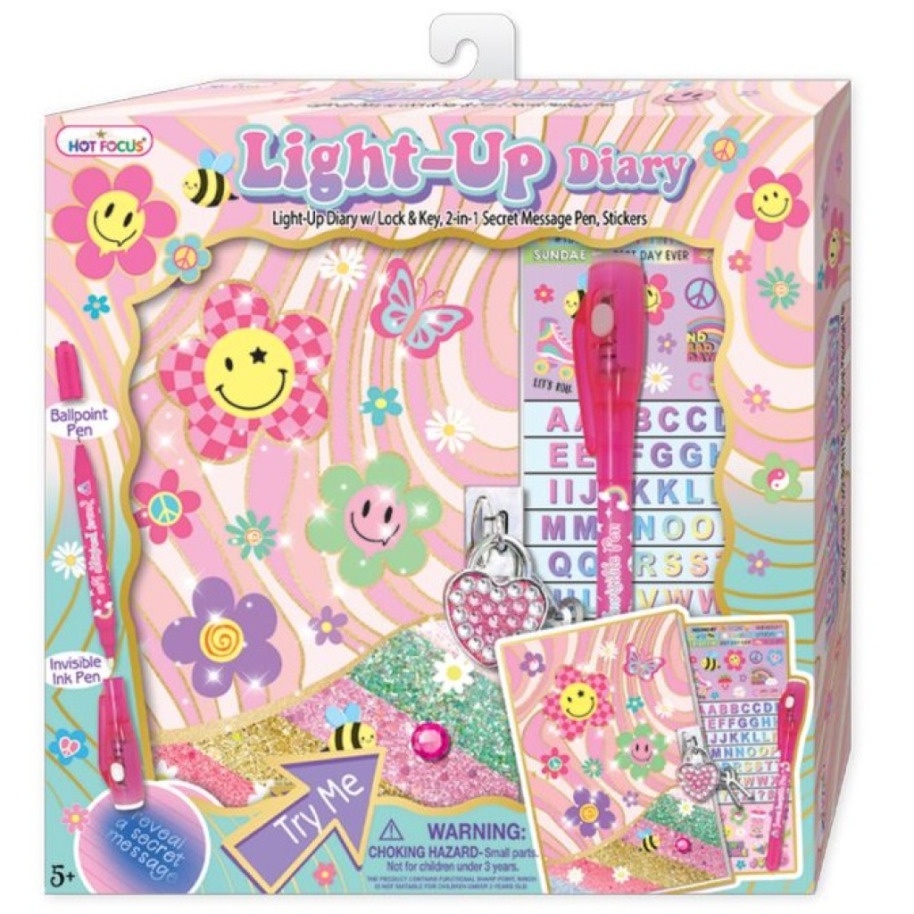 HOT FOCUS PAMIĘTNIK Z PODŚWIETLANYM DŁUG.BUŹKI