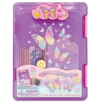 HOT FOCUS TECZKA Z KLIPSEM + KREDKI MOTYLKI