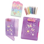 HOT FOCUS TECZKA Z KLIPSEM + KREDKI MOTYLKI