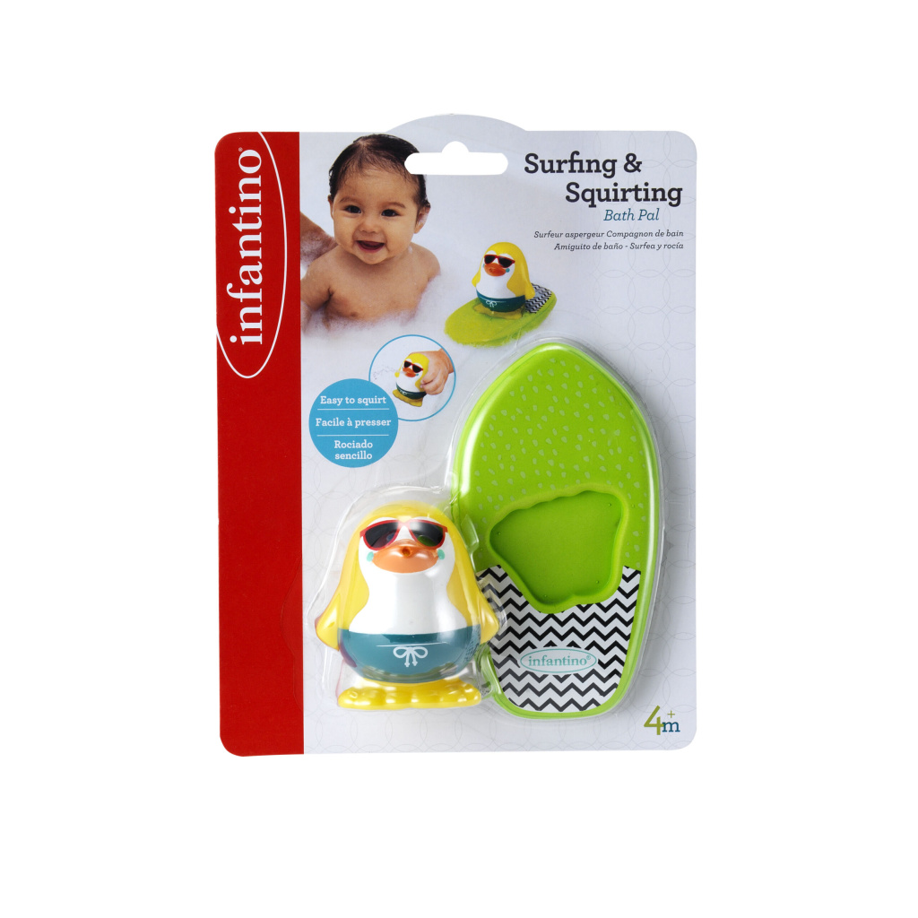INFANTINO 305098 PSIKAWKA NA WODĘ PINGWIN SURFER