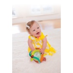 INFANTINO 306104 GUMOWA PIŁKA ŚWIATEŁKA + DŹWIĘK