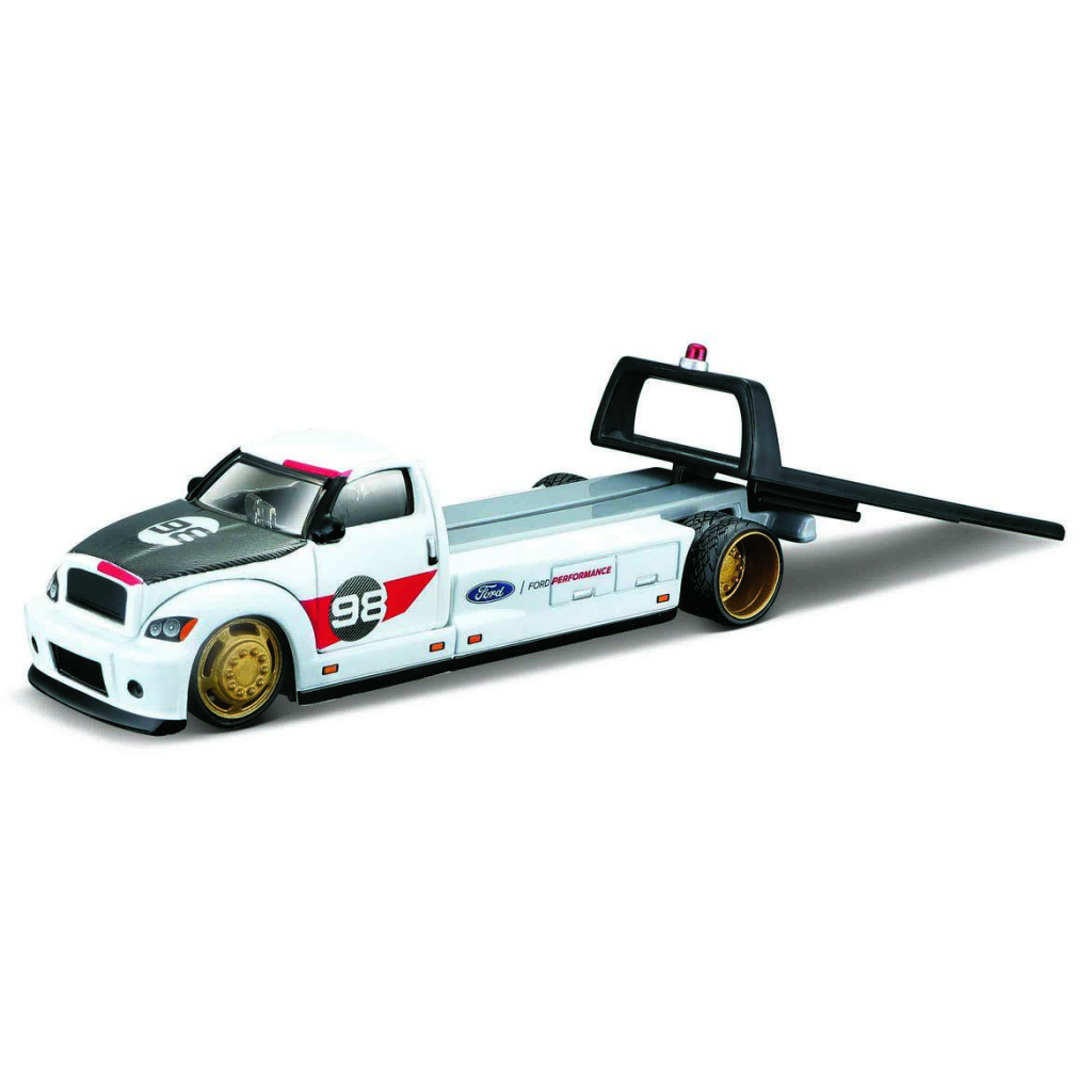 MAISTO 15108 HOLOWNIK+2021 FORD GT HERITAGE BIAŁY