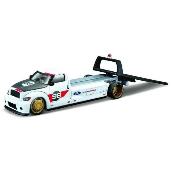 MAISTO 15108 HOLOWNIK+2021 FORD GT HERITAGE BIAŁY