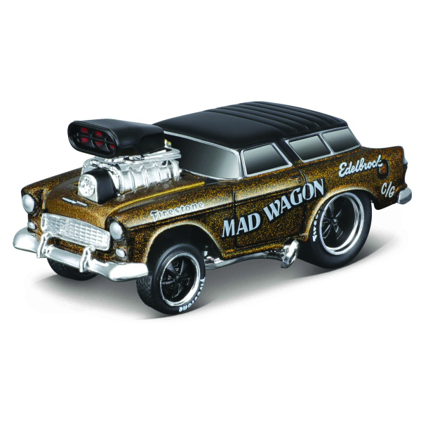 MAISTO 15526 MUSCLE 1955 CHEVR. NOMAD GASSER 1/64
