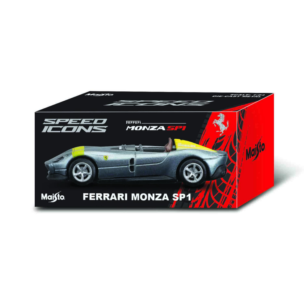MAISTO 15702 FERRARI MONZA SP1 SREBRNY 1/64