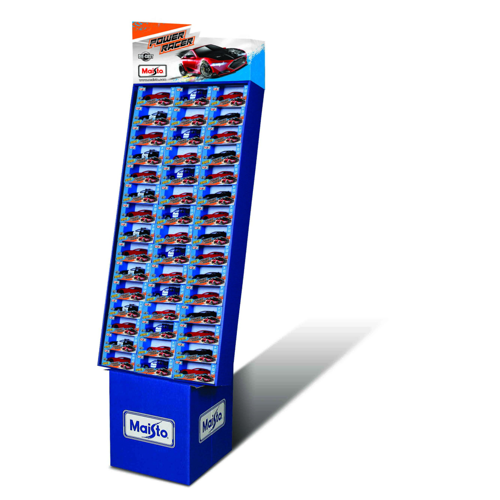 MAISTO 21001 POWER RACER AUTA 4,5″ DISPLAY 90 SZT.