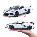 MAISTO 31455 2020 CHEV.CORVETTE STINGRAY BIAŁY1/18