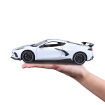 MAISTO 31455 2020 CHEV.CORVETTE STINGRAY BIAŁY1/18