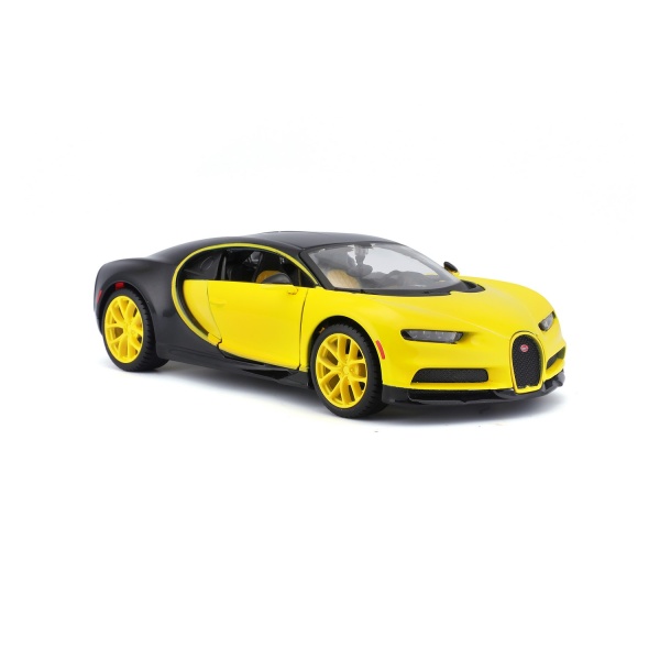 MAISTO 32509 DESIGN BUGATTI CHIRON CZARNO-ŻÓŁ.1/24