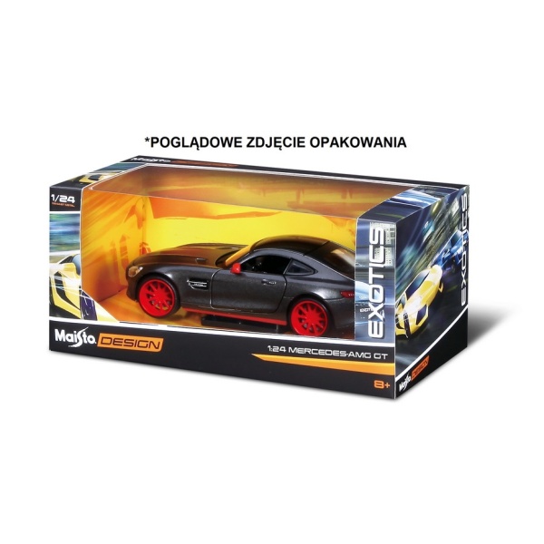 MAISTO 32509 DESIGN BUGATTI CHIRON CZARNO-ŻÓŁ.1/24