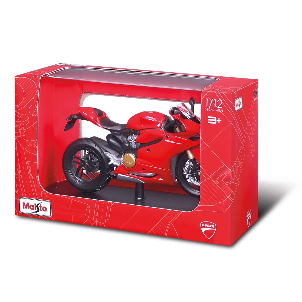 MAISTO 32704 DUCATI 1199 PANIGALE Z PODSTAWKĄ 1/12
