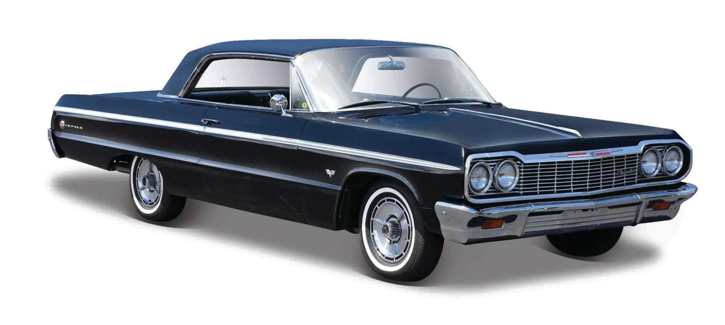 Maisto 1/24 - Chevrolet Impala 1964 - Modèle Réduit En Métal - Référence 32908BL