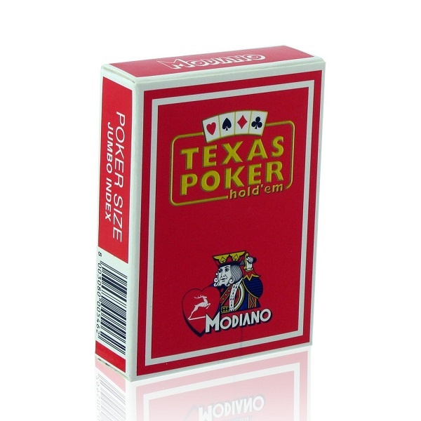 MODIANO KARTY TEXAS POKER JUMBO INDEX PLASTIC CZER