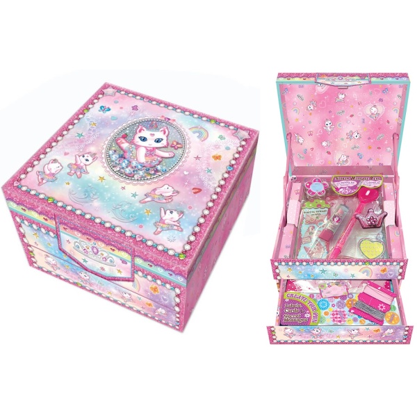 PECOWARE 178BK ZESTAW W PUDEŁKU Z SZUFL.KOT BALET.