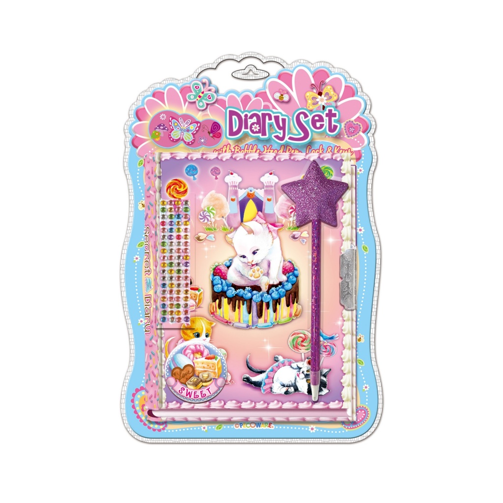 PECOWARE 531SK PAMIĘTNIK Z OZD.DŁUGOPISEM KOTEK