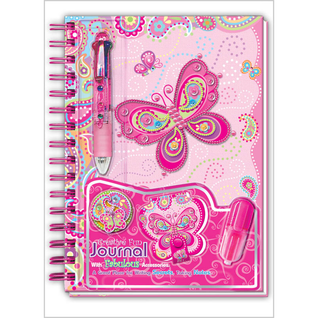 PECOWARE 533FB PAMIĘTNIK NA SPIRALI MOTYLKI