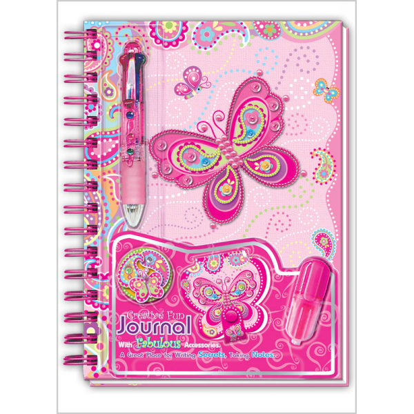 PECOWARE 533FB PAMIĘTNIK NA SPIRALI MOTYLKI