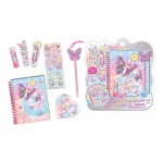 HOT FOCUS PAMIĘTNIK NA SPIRALI Z AKCESORIAMI TĘCZA