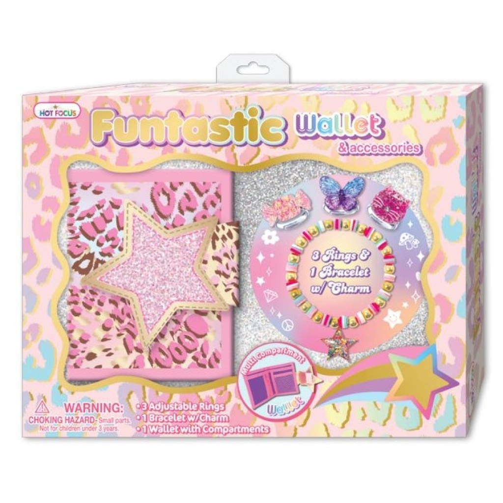 HOT FOCUS PORTFEL + AKCESORIA PANTERKA