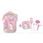 HOT FOCUS SŁUCHAWKI+KOŁOZESZYT+DŁUGOPIS JEDNOROŻEC