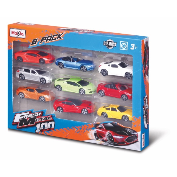 MAISTO 11077 FM 9 PACK MODELI 3-CALOWYCH