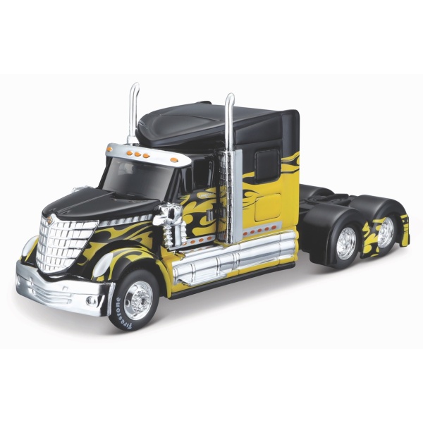 MAISTO 12389 CIĘŻARÓWKA INTER.LONESTAR ŻÓŁTA 1/64