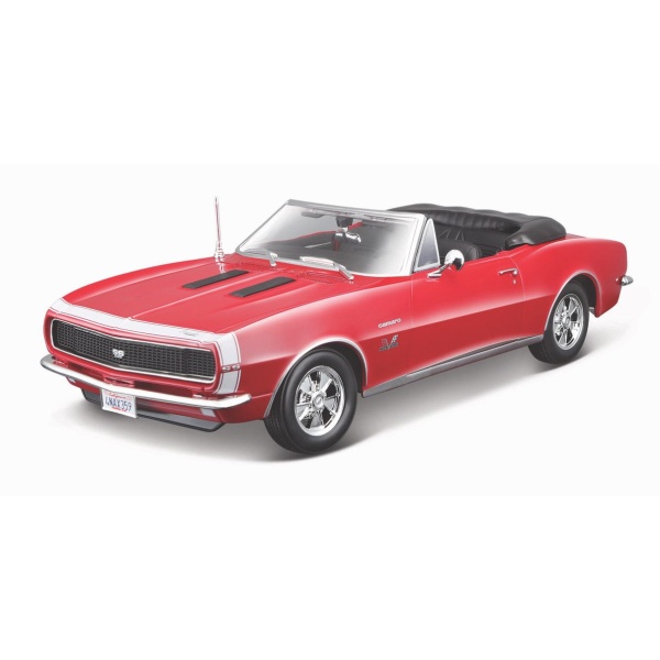 MAISTO 31684 CHEVR.CAM. SS CONVER.1967 CZERW.1/18