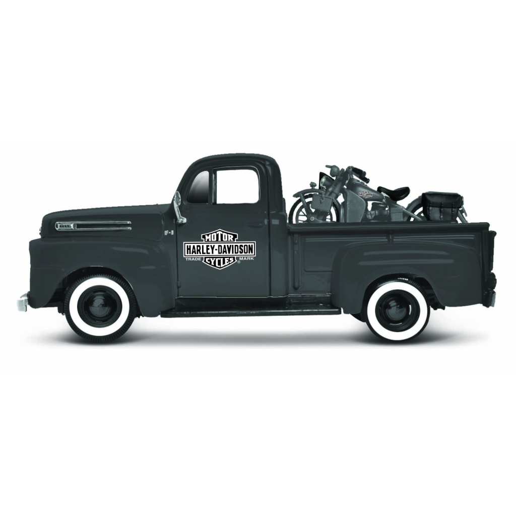 MAISTO 32185 HD 1942 WLA FLATH.+1948 FORD F-1 1/24