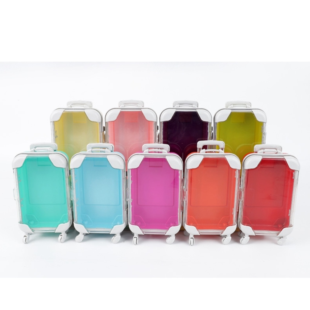 MAŁA WALIZECZKA 14x9x5 CM CZERWONA