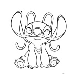 DIAKAKIS KOLOROWANKA Z NAKLEJKAMI LILO&STITCH