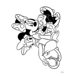DIAKAKIS KOLOROWANKA Z NAKLEJKAMI MINNIE