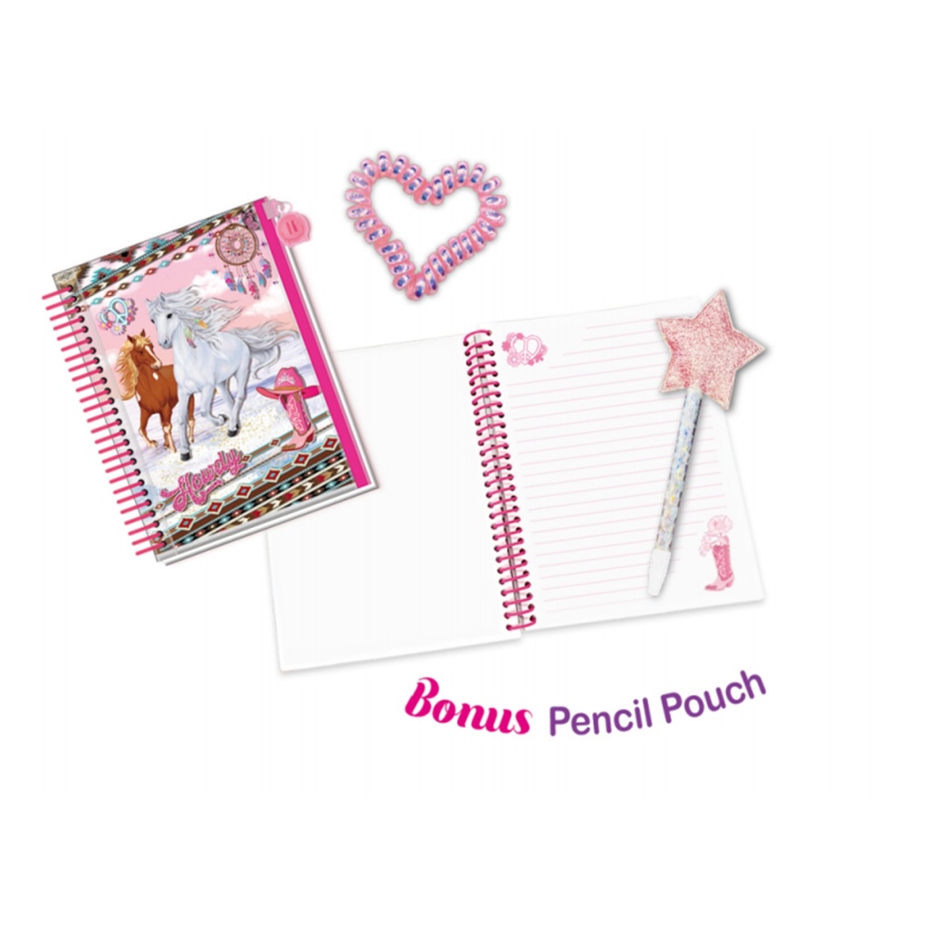 HOT FOCUS NOTATNIK NA SPIR. W SASZETCE KONIE