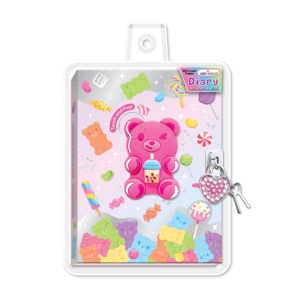 HOT FOCUS PAMIĘTNIK NA KŁÓDKĘ MIŚ ŻELOWY