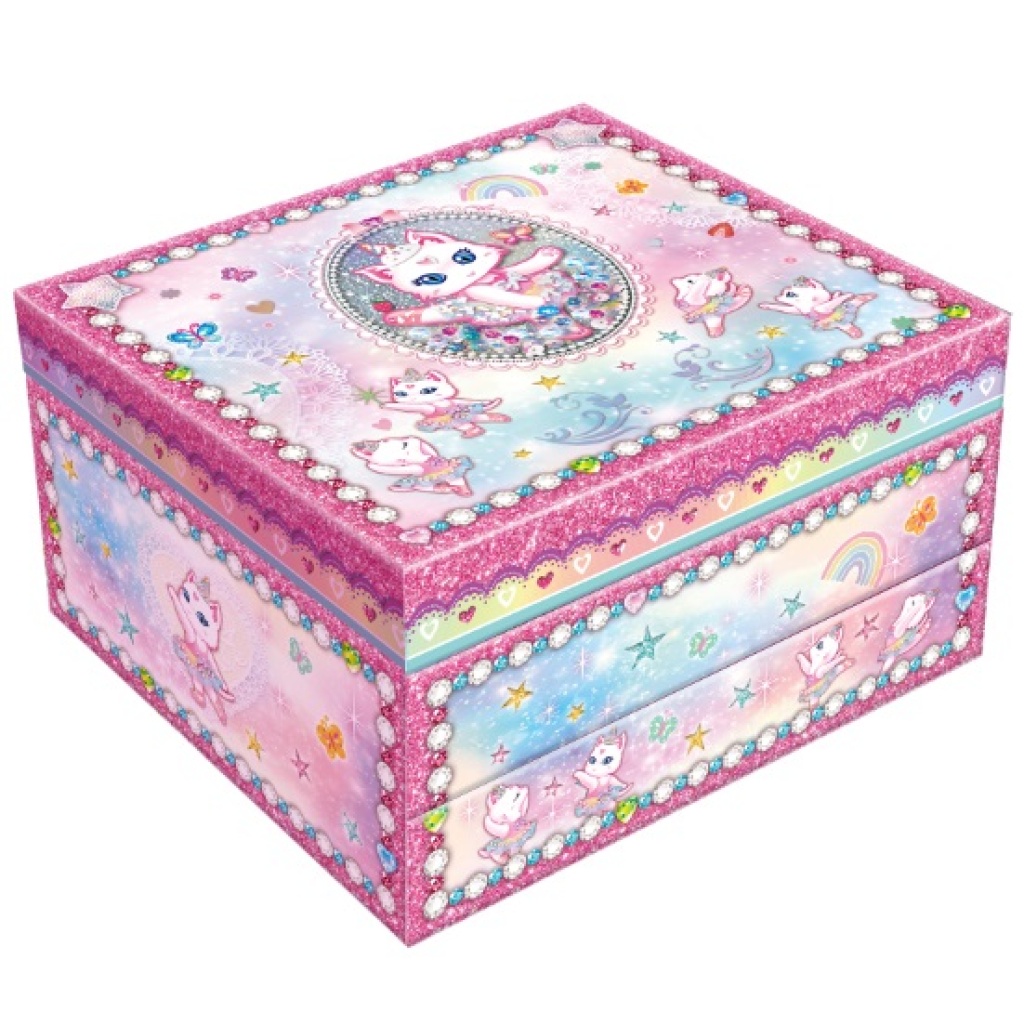 PECOWARE 179BK ZESTAW Z PIECZĄTKAMI KOT BALETNICA