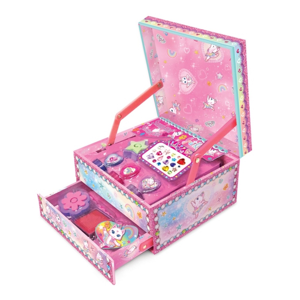 PECOWARE 179BK ZESTAW Z PIECZĄTKAMI KOT BALETNICA