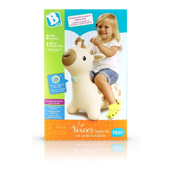 B-KIDS 315223 GUMOWY SKOCZEK ŻYRAFKA