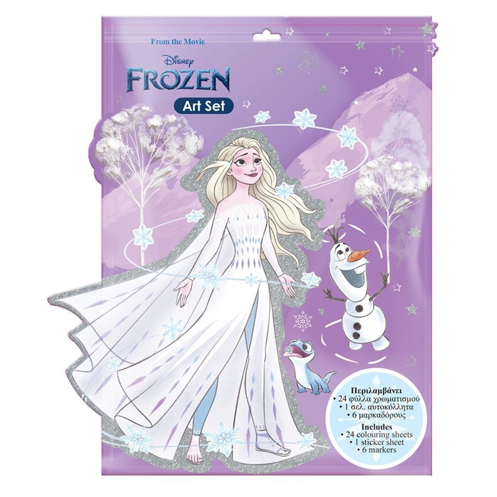DIAKAKIS KOLOROWANKA Z NAKLEJKAMI FROZEN