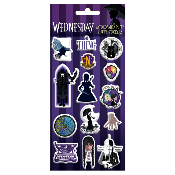 DIAKAKIS NAKLEJKI WYPUKŁE WEDNESDAY