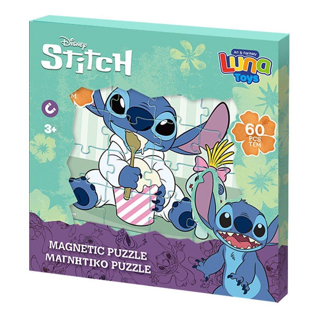 DIAKAKIS PUZZLE MAGNETYCZNE 60EL. LILO&STITCH